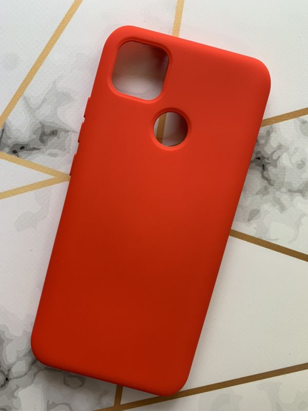 Силіконовий чохол Silicone Case (no logo) для Xiaomi Redmi 9С Червоний