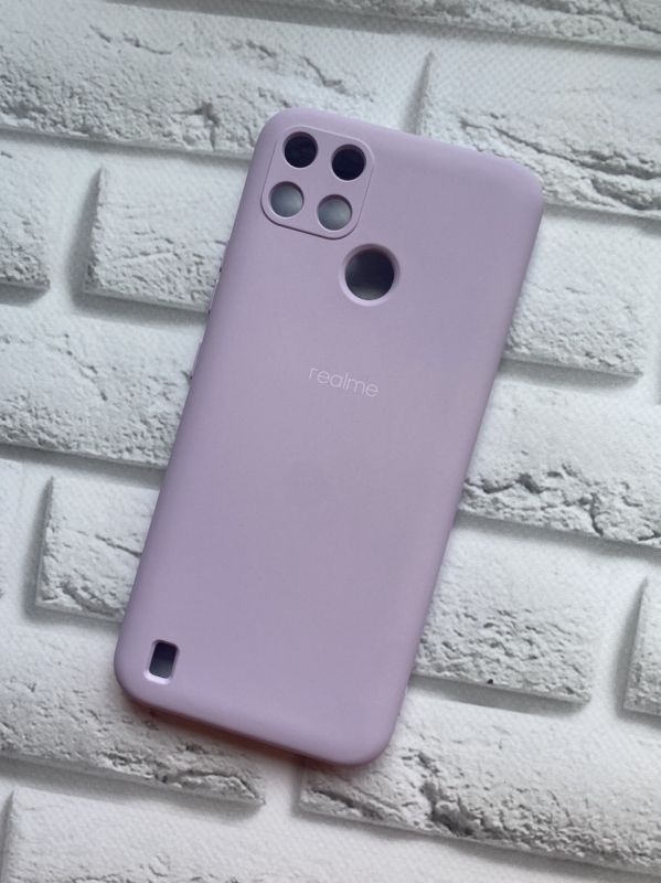 Чохол Silicone Case для Realme C21y Бузковий