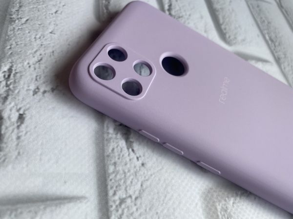 Чохол Silicone Case для Realme C21y Бузковий