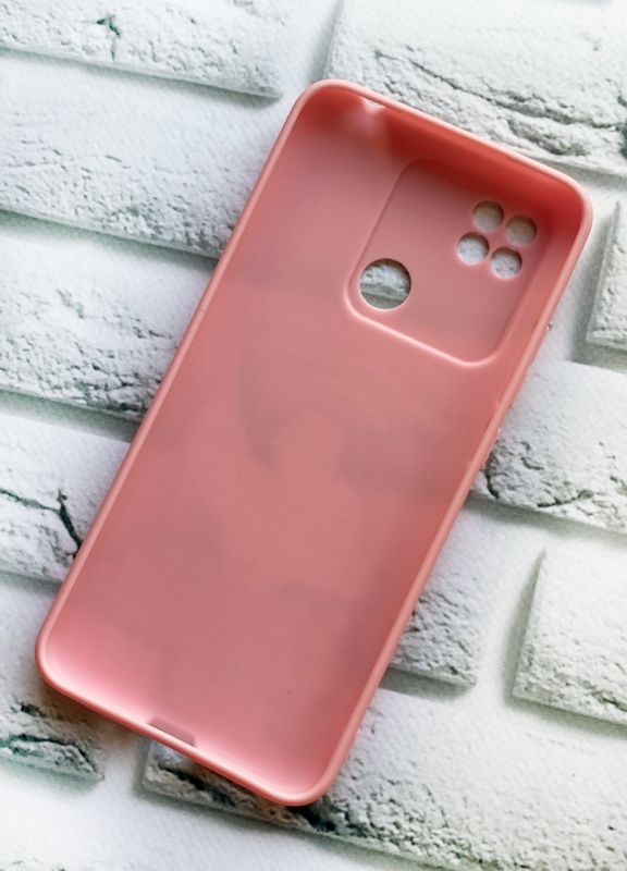 Силіконовий чохол на Xiaomi Redmi 9C / 10A патріотичний дизайн Дівчина зі стрічкою принт 17 рожевий