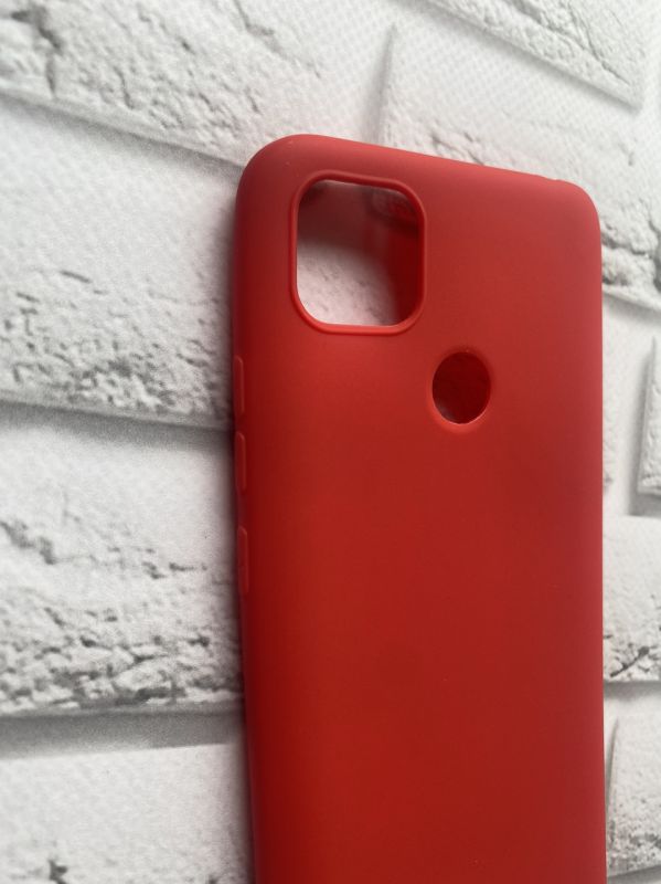 Силіконовий матовий чохол для Xiaomi Redmi 9C/10A Червоний