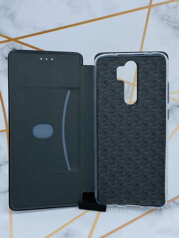 Чохол-книжка з малюнком для Xiaomi Redmi Note 8 Pro Чорний; Подарунок Перемога (принт 178)