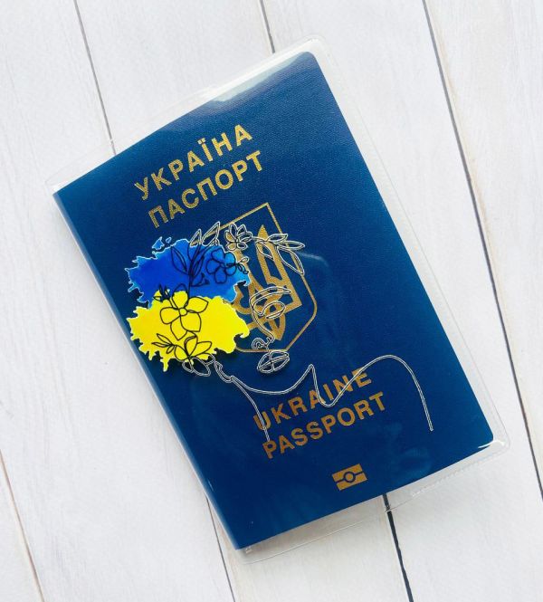 Обкладинка на паспорт книжечку :: Україна Арт (патріотичний принт 3)