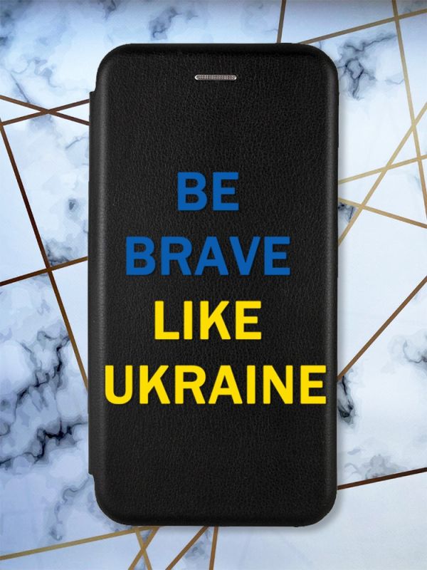 Чохол-книжка з малюнком для Samsung Galaxy А10 (2019) А105 Чорний :: Сміливість (принт 5)