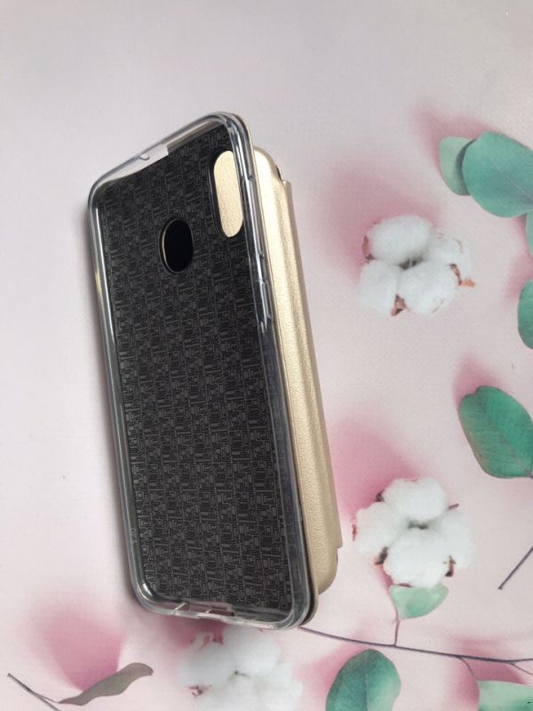 Чохол-книжка з малюнком для Samsung Galaxy А30 (2019) А305/ A20 Золотий :: Ніжки (принт 62)