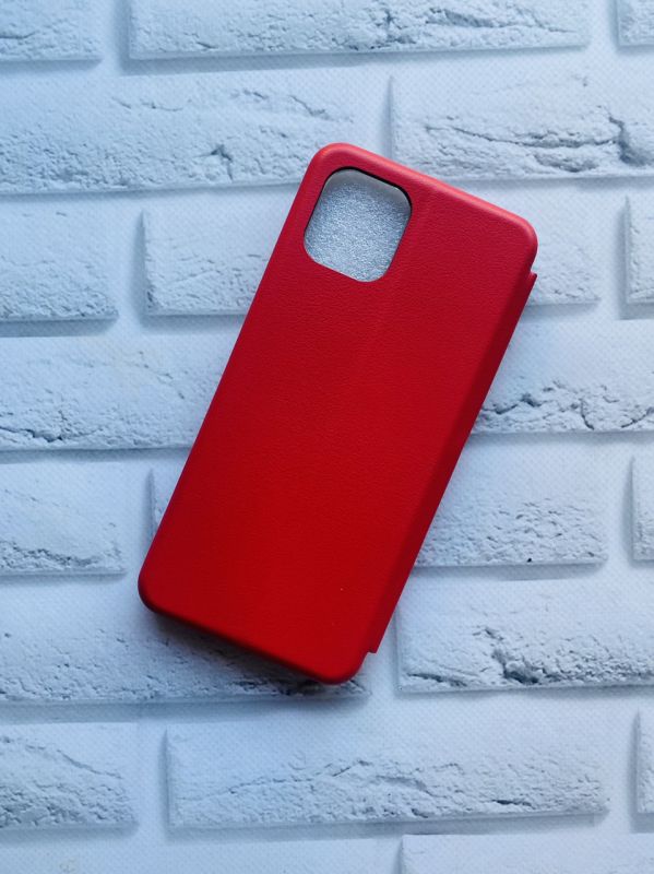 Чохол-книжка з малюнком для Samsung Galaxy A03 (A035) Червоний :: Тризуб Полум'я (принт 257)