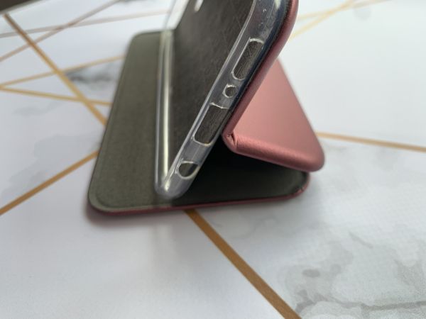 Чохол-книжка з малюнком на Samsung Galaxy M30s / М21 Бордовий :: Мама і донька (принт 56)