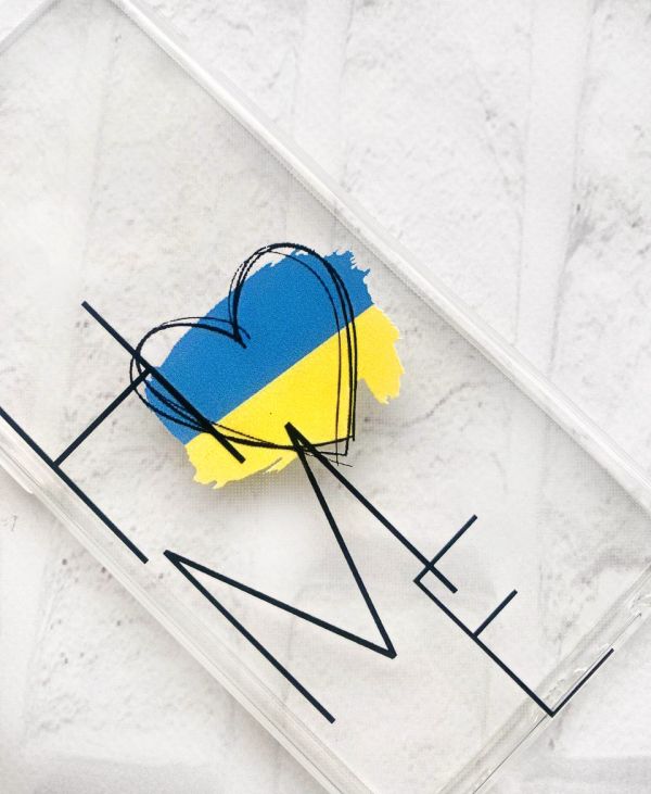 Прозорий чохол на Samsung Galaxy A50 (2019) A505/A30s :: Дім Україна (принт 353)