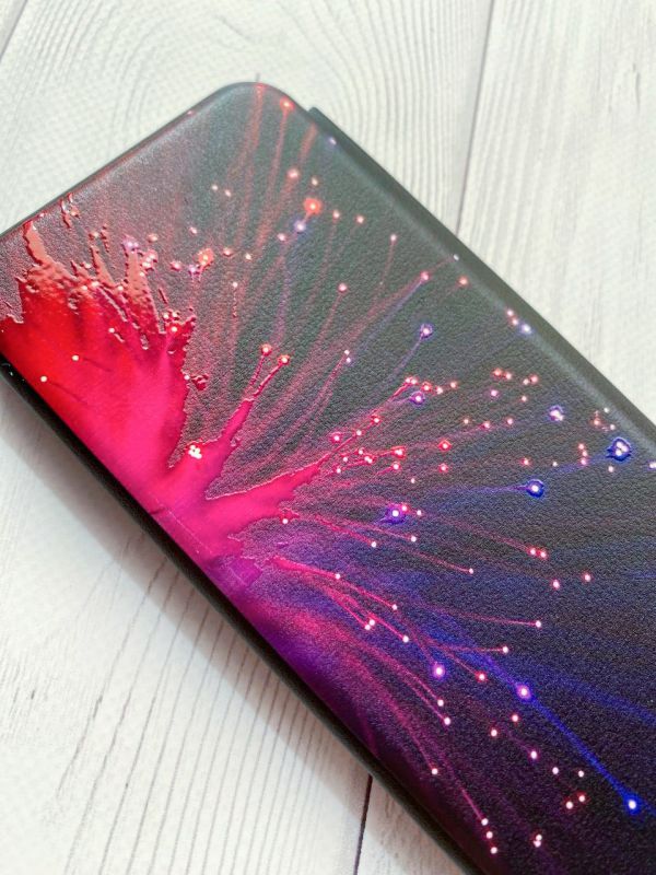 Чохол-книжка з малюнком для Xiaomi Redmi Note 9 Pro/9S/9 Pro Max Чорний :: Салют (принт 98)