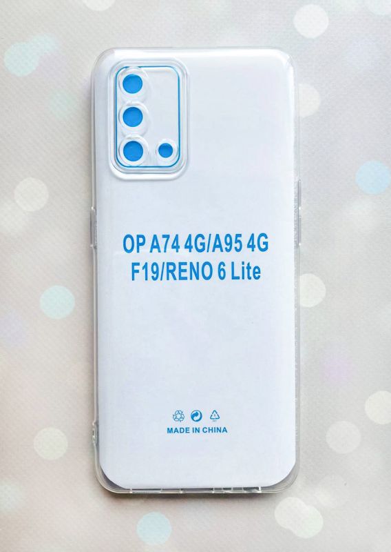 Прозорий чохол на Oppo A74 4G/A95 4G/F19/RENO 6 Lite