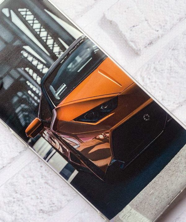 Чохол на Samsung Galaxy A03 Core / A032 Авто помаранчеве (принт: 237)