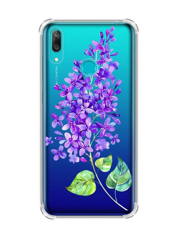 Чохол з потовщеними кутами Huawei Y7 2019/Y7 prime 2019 :: Гілочка бузку (принт 280)