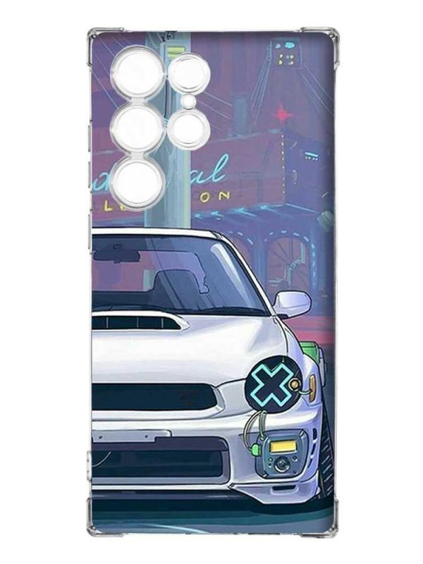 Чохол з потовщеними кутами на Samsung Galaxy S23 Ultra :: Авто аніме (принт 239)